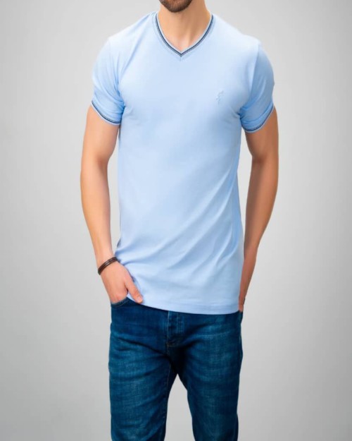  تی شرت یقه هفت پنبه مشخصات