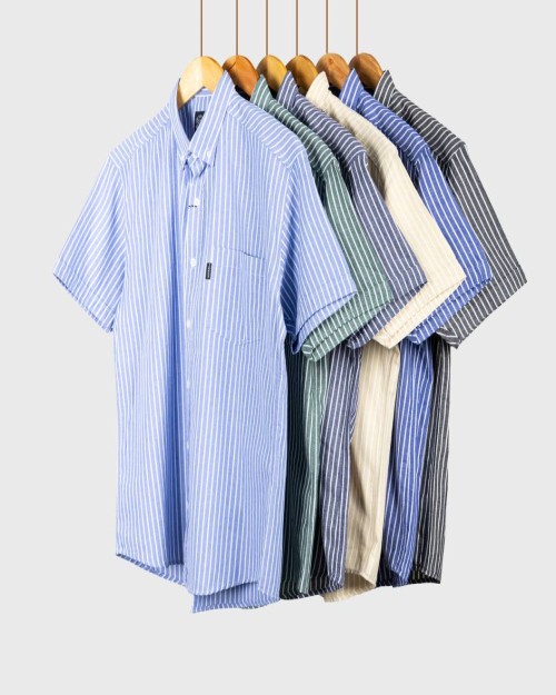  پیراهن آستین کوتاه تک جیب کد 71711 