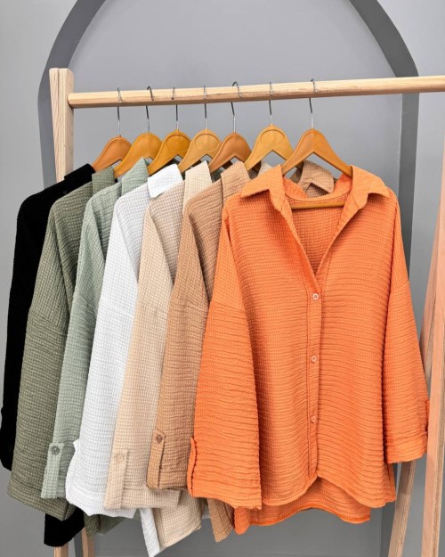  شومیز لینن پفکی یارا 