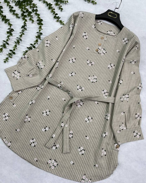  تونیک بغل نقاب لینن 