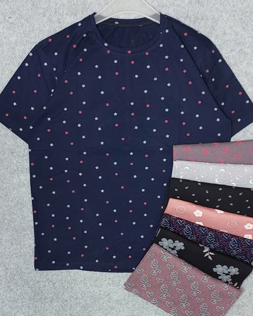  ست تیشرت شلوار پنبه لاکرا کد ۲۱ 