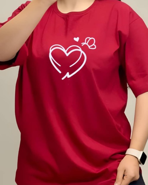  تیشرت لانگ چاپی 