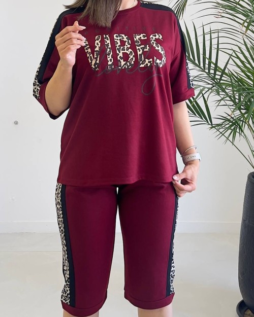  ست تیشرت و شلوار کد 10825 