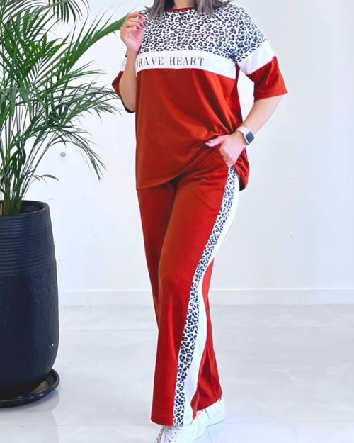  ست تیشرت و شلوار کد 10821 