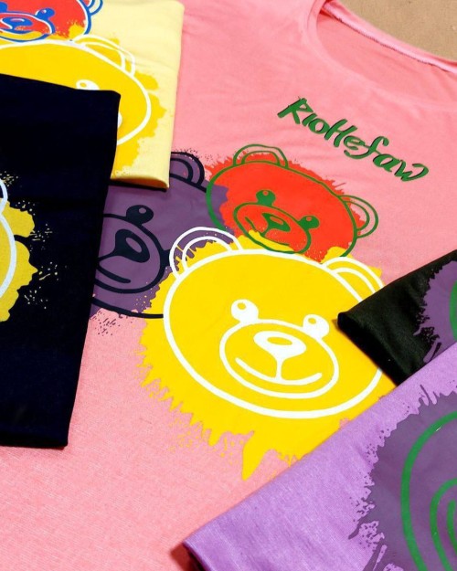  تیشرت چاپ خرسی 