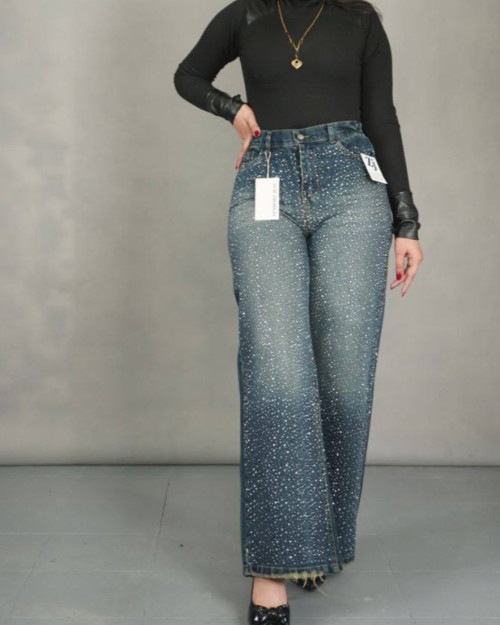  شلوار سوپر بگ نگینی 