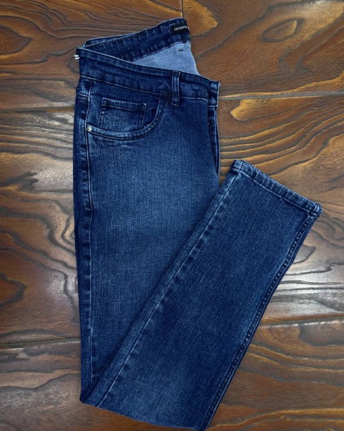  شلوار جین راسته پارچه سوپر کش مشخصات