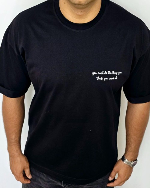  تیشرت پنبه کریستال گرم بالا نخ ۲۶ درجه یک قواره باکسی آستین پاکتی 