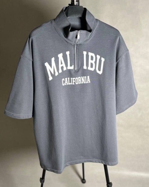  تیشرت نیم زیپ چاپی 