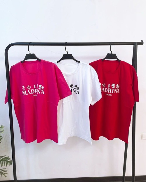  تیشرت نخپنبه سوپر باکسی عرض ۶۰   madrina مشخصات
