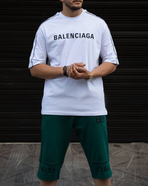  ست تیشرت و شلوارک مردانه طرح بالنسیاگا مشخصات
