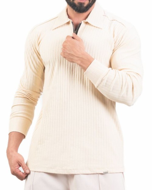  بلوز نیم زیپ یقه دار برند REPRESENT مشخصات