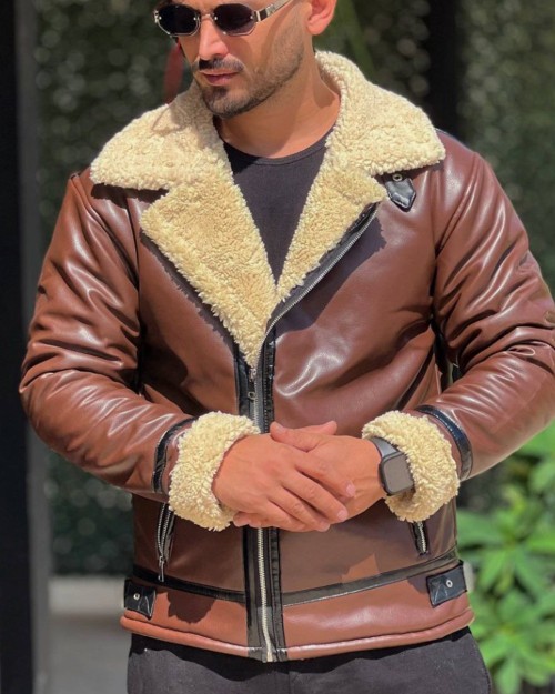  کاپشن چرم بوفالو مشخصات