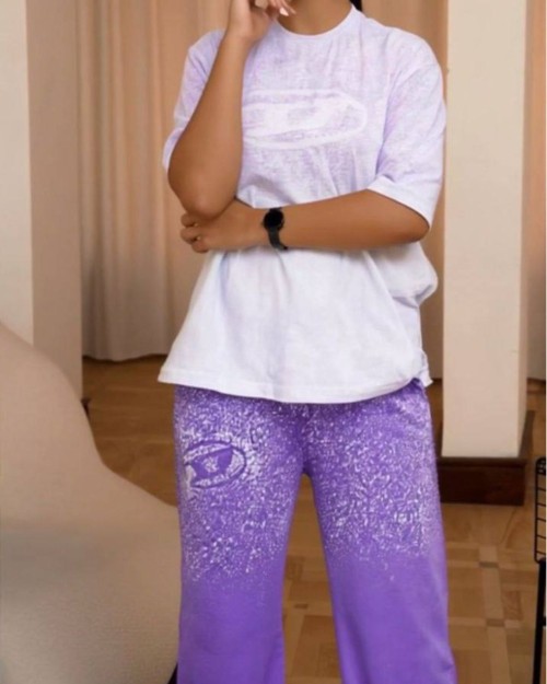  ست تیشرت باکسی وشلوار بگ مشخصات