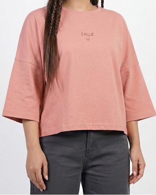  تیشرت باکسی smile 