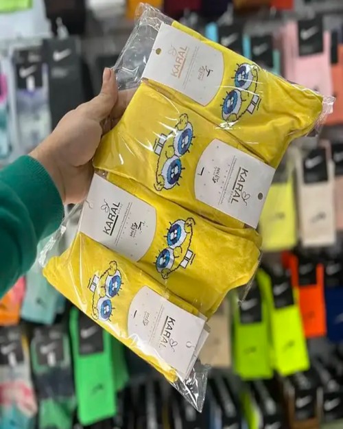  جوراب ساقدار فانتزی باب اسفنجی و دوستان 