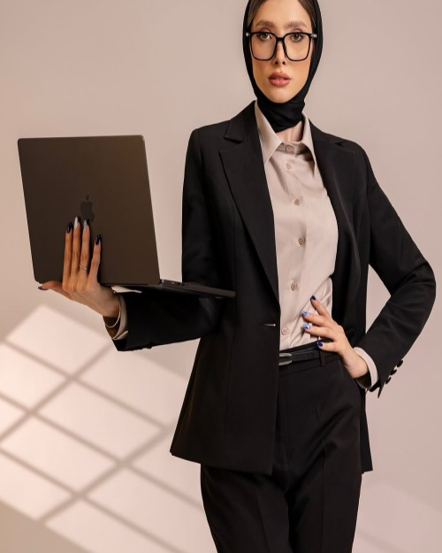 کت و شلوار زنانه کد 5124