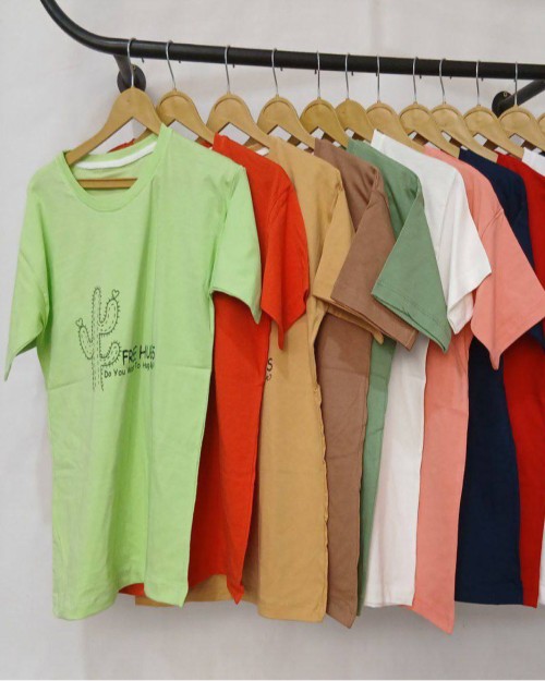  نام کالا :#تیشرت_سوپر_پنبه_کاکتوس_نوشته 7724 